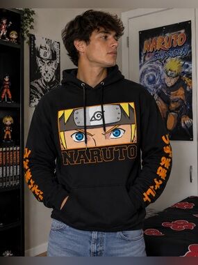Naruto Shippuden Graphic Hoodie Size M